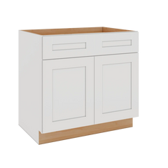 Modernform Cabinet White Shaker 36" W X 34 1/2" H X 24" D Double Door Base Cabinet