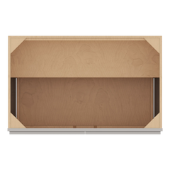 CNC Luxor 5-Piece Misty Grey 39" W Full Height Double Door Base Cabinet W/ 1 Pullout Shelf