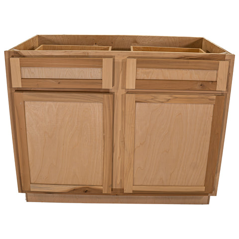 Kitchen Base Cabinet | Unfinished Poplar | Shaker Style | 42"