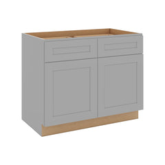 J&K Castle Grey S5 Double Door Standard Base Cab - 42" W