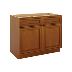 J&K Mocha Glazed K10 Double Door Standard Base Cab - 42" W