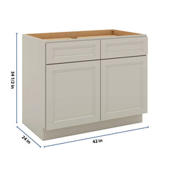 J&K Pebble B6 Double Door Standard Base Cab - 42" W