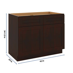 J&K Java Coffee S1 Double Door Standard Base Cab - 42" W
