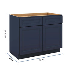 J&K Naval B7 Double Door Standard Base Cab - 42" W