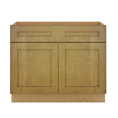 Modernform Cabinet Natural Shaker 42" W X 34 1/2" H X 24" D Double Door Base Cabinet