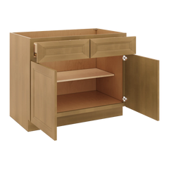 J&K Butterscotch B8 Double Door Standard Base Cab - 42" W