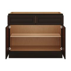 J&K Espresso K8 Double Door Standard Base Cab - 42" W