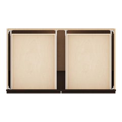 J&K Espresso K8 Double Door Standard Base Cab - 42" W