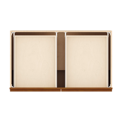 J&K Mocha Glazed K10 Double Door Standard Base Cab - 42" W