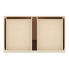 J&K Pearl Glazed H9 Double Door Standard Base Cab - 42" W