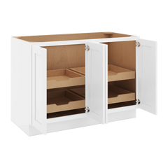 cnc-luxor-5-piece-white-48-w-full-height-four-door-base-cabinet-w-4-pullout-shelf