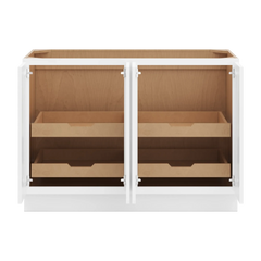cnc-luxor-5-piece-white-48-w-full-height-four-door-base-cabinet-w-4-pullout-shelf