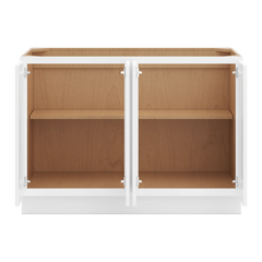 CNC Luxor 5-Piece White 48" W Full Height Four Door Base Cabinet