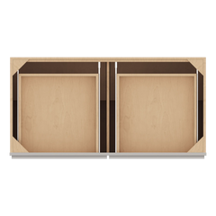 CNC Luxor Misty Grey 48" W 2 Drawer Four Door Base Cabinet