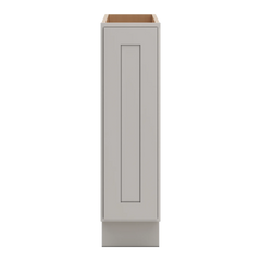 CNC Luxor 5-Piece Misty Grey 09" W Full Height Single Door Base Cabinet