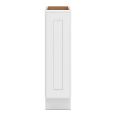 CNC Luxor 5-Piece White 09" W Full Height Single Door Base Cabinet