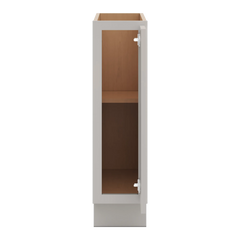 CNC Luxor 5-Piece Misty Grey 09" W Full Height Single Door Base Cabinet