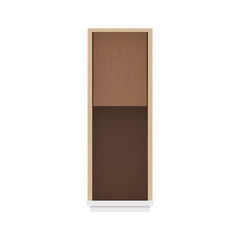 CNC Luxor White 09" W Full Height Single Door Base Cabinet