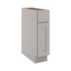 CNC Luxor Misty Grey 09" W X 32 1/2" H Single Door Base Cabinet