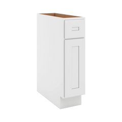 CNC Luxor 5-Piece White 09" W X 32 1/2" H Single Door Base Cabinet