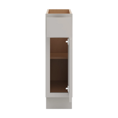 CNC Luxor Misty Grey 09" W X 32 1/2" H Single Door Base Cabinet