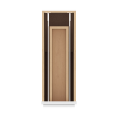 CNC Luxor 5-Piece White 09" W X 32 1/2" H Single Door Base Cabinet