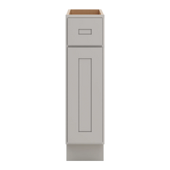 CNC Luxor 5-Piece Misty Grey 09" W Single Door Base Cabinet