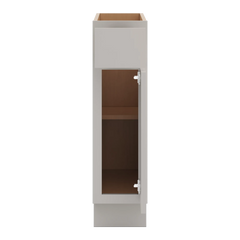 CNC Luxor Misty Grey 09" W Single Door Base Cabinet