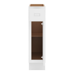 CNC Luxor 5-Piece White 09" W Single Door Base Cabinet