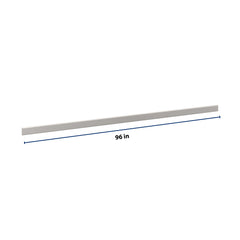 CNC Luxor 5-Piece Misty Grey 96"W X 1/4" H Batten Molding
