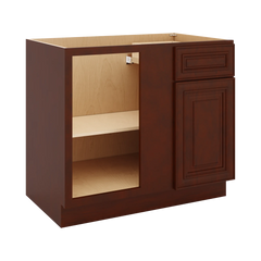 J&K Mahogany J5 Base Blind Corner - 39"W