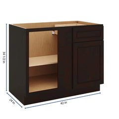 J&K Espresso K8 Base Blind Corner - 42" W