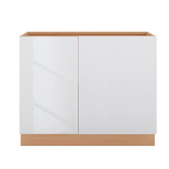 Modernform Cabinet Gloss White 42" W X 34 1/2" H X 24" D Blind Base Cabinet