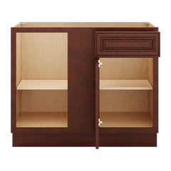 J&K Mahogany J5 Base Blind Corner - 42" W