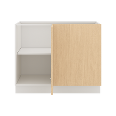 Modernform Cabinet Natural Oak 42" W X 34 1/2" H X 24" D Blind Base Cabinet