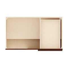 J&K Mahogany J5 Base Blind Corner - 42" W