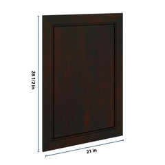 J&K Espresso K8 Dummy Door Panel 21" W