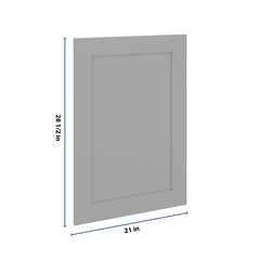 J&K Castle Grey S5 Dummy Door Panel 21" W