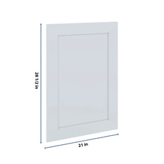 J&K White Shaker S8 Dummy Door Panel 21" W