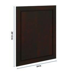 J&K Espresso K8 Dummy Door Panel 24" W