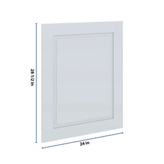 J&K White Shaker S8 Dummy Door Panel 24" W