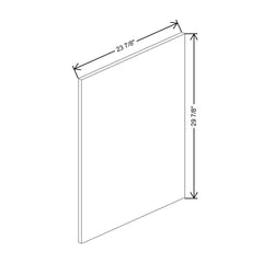 CNC Classic Versailles White 24" W X 30" H Decorative End