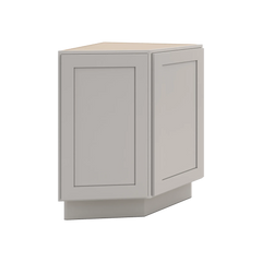 CNC Luxor 5-Piece Misty Grey 24" W Base End Cabinet