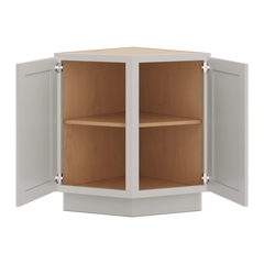 CNC Luxor 5-Piece Misty Grey 24" W Base End Cabinet