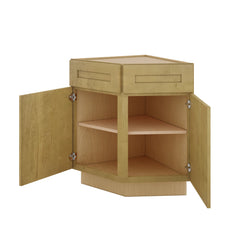 Modernform Cabinet Natural Shaker 24" W X 34 1/2" H X 24" D Base End Corner Cabinet
