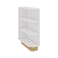 Modernform Cabinet White Shaker 09" W X 34 1/2" H X 24" D Base End Open Shelf