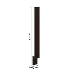 J&K Espresso K8 Base Filler 3" W x 34 1/2" H