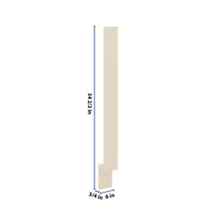 J&K Pearl Glazed H9 Base Filler 3" W x 34 1/2" H