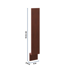 J&K Mahogany J5 Base Filler 6" W x 34 1/2" H