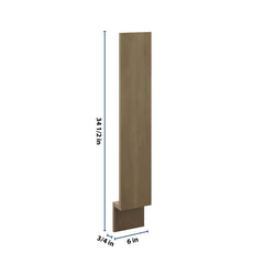 J&K Hazel H8 Base Filler 6" W x 34 1/2" H